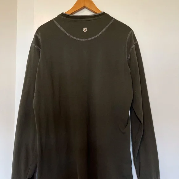 Kuhl Men's Olive Green Long Sleeve Tee - Picture 2 of 6